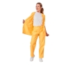 Ensemble médical femme jaune mangue – tunique col rond et pantalon – vue 4