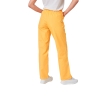 Ensemble médical femme jaune mangue – tunique col rond et pantalon – vue 7
