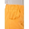 Ensemble médical femme jaune mangue – tunique col rond et pantalon – vue 9