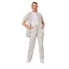 Tenue de travail femme Tunique de travail pantalon de travail Gris Medical esthetique Menage