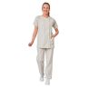 Tenue de travail femme Tunique de travail pantalon de travail Gris Medical esthetique Menage