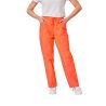 Ensemble de travail Orange pour femme tunique et pantalon