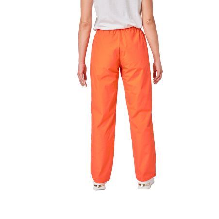 Ensemble de travail Orange pour femme tunique et pantalon