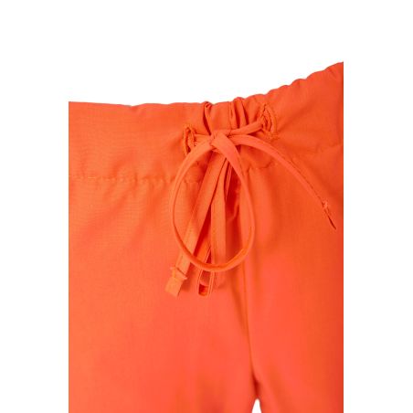 Ensemble de travail Orange pour femme tunique et pantalon