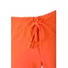 Ensemble de travail Orange pour femme tunique et pantalon