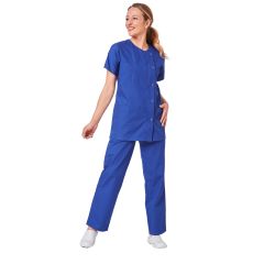 Ensemble de travail femme bleu Blouse de travail femme et pantalon de travail