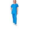 Ensemble medical blouse medicale bleu et pantalon medicale bleu