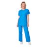 Ensemble medical blouse medicale bleu et pantalon medicale bleu