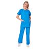 Ensemble medical blouse medicale bleu et pantalon medicale bleu