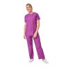 Ensemble medicale femme blouse medicale pantalon de travail hopital dark violt