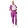 Ensemble medicale femme blouse medicale pantalon de travail hopital dark violt