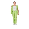 Ensemble médical femme vert pomme – tunique col rond et pantalon – vue 10