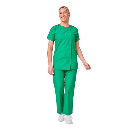 Ensemble vert bloc Tunique bloc verte et pantalon medical vert