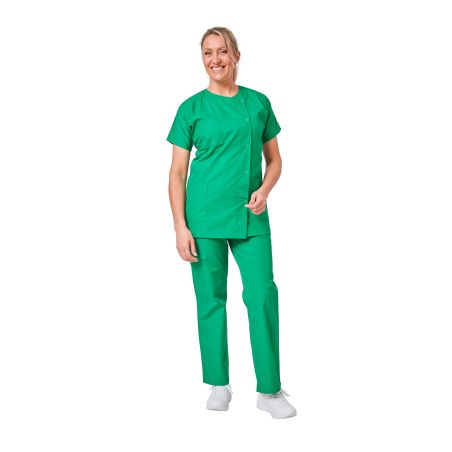 Ensemble vert bloc Tunique bloc verte et pantalon medical vert