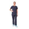 Tenue de travai marine pour femme Tunique marine Pantlaon elastique Medical veterinaire nettoyage 