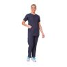 Tenue de travai marine pour femme Tunique marine Pantlaon elastique Medical veterinaire nettoyage 