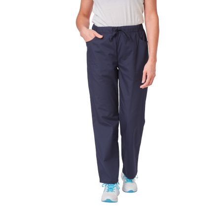 Tenue de travai marine pour femme Tunique marine Pantlaon elastique Medical veterinaire nettoyage 