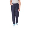 Ensemble médical femme bleu marine – tunique col rond et pantalon – vue 5