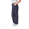 Ensemble médical femme bleu marine – tunique col rond et pantalon – vue 6