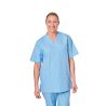 Blouse medical Homme Femme Col V couleur Ciel Infirmiere veterinaire ergo Kine