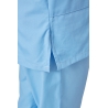 Blouse medical Homme Femme Col V couleur Ciel Infirmiere veterinaire ergo Kine