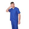 Tunique medical col v veterinaire Couleur bleu Bug Kine mariniere