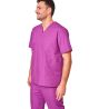 Blouse vétérinaire Violet Foncé Blouse infirmiere col v Kiné ergo