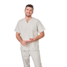 Tunique medciale gris Tunique de travail Col V veterinaire ergo Kine Pharmacie 