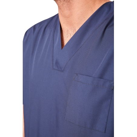 Blouse medical Marine Homme Femme Kine Infirmiere ergo pharmacien Vétérinaire