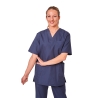Blouse medical Marine Homme Femme Kine Infirmiere ergo pharmacien Vétérinaire