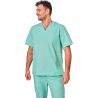 Tunique medical vert Nil Col 3 Homme femme infirmiere Hopital Clinique Dentisite