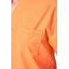 Tunique de travail Orange Homme Femme Col V Blouse medicale orange