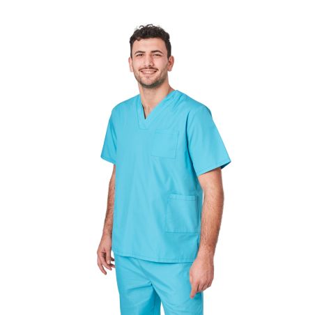 Tunique dentisite Tunique ero Tunique Kine Bleu turquoise Homme Femme