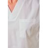 blouse medicale blanche veterinaire dentisite ergo kine Homme Femme Col V