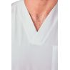 blouse medicale blanche veterinaire dentisite ergo kine Homme Femme Col V