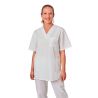 blouse medicale blanche veterinaire dentisite ergo kine Homme Femme Col V