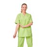 Blouse medicale mixte Vétérinaire bloc Couleur apple Homme femme