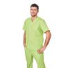 Blouse medicale mixte Vétérinaire bloc Couleur apple Homme femme