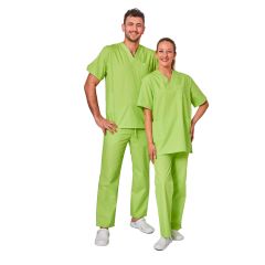 Tenue de travail medicale mixte Blouse et pantalon Vert apple