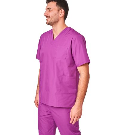 Ensemble Tunique medicale Pantalon medical violet fonce