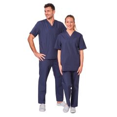 Ensemble de travail marine Blouse et pantalon infirmiere veterinaire clinique
