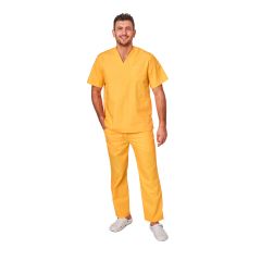 Ensemble medical uniforme hopital veterinaire Jaune