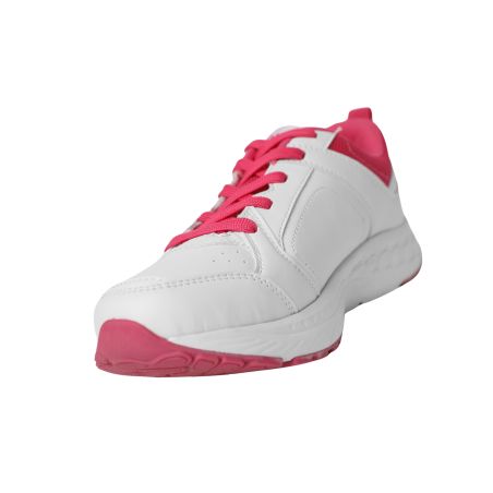 Basket de travail Femme blanche et Fushia