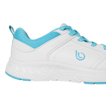 Basket Femme Blanche Fushia Ultra legere et confortable