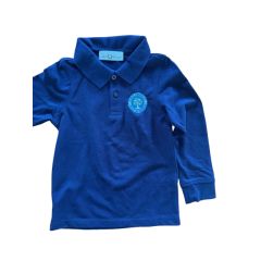 Polo manches longues Marine