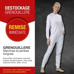 Grenouillère adulte MLJL pas cher en destokage livraison selon tissu disponible