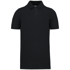 Polo 100% coton homme noir