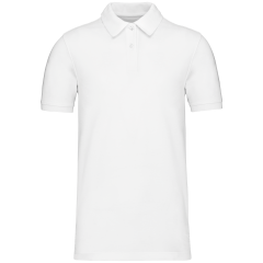 Polo 100% coton Homme blanc