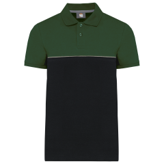 Polo MC Black / Forest Green