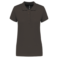 POLO MC FEMME Dark Grey